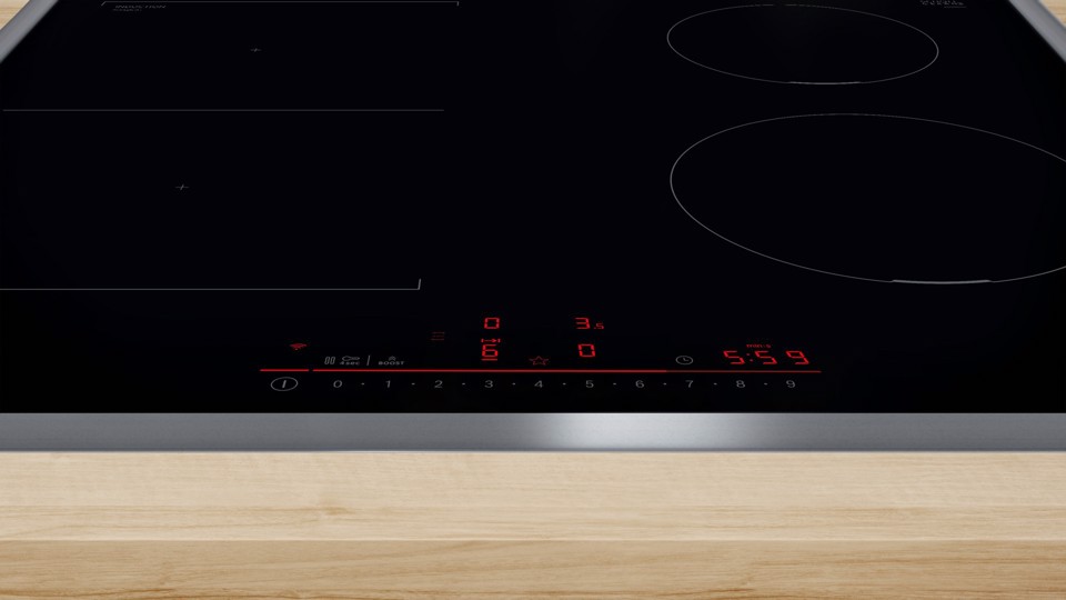 Bosch Serie 6 PVS645HB1E Piano cottura a induzione 60 cm CombInduction Nero