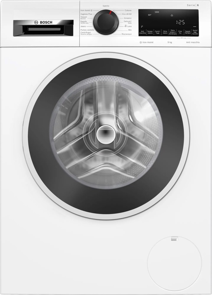 Bosch Serie 6 WGG142Z6IT lavatrice Caricamento frontale 9 kg 1200 Giri/min Bianco