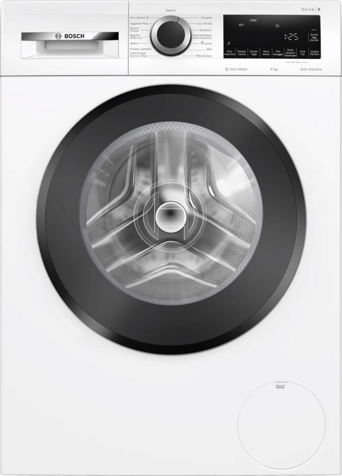 Bosch Serie 6 WGG244Z0IT Lavatrice a carica frontale 9kg 1400g/min Bianco Classe A