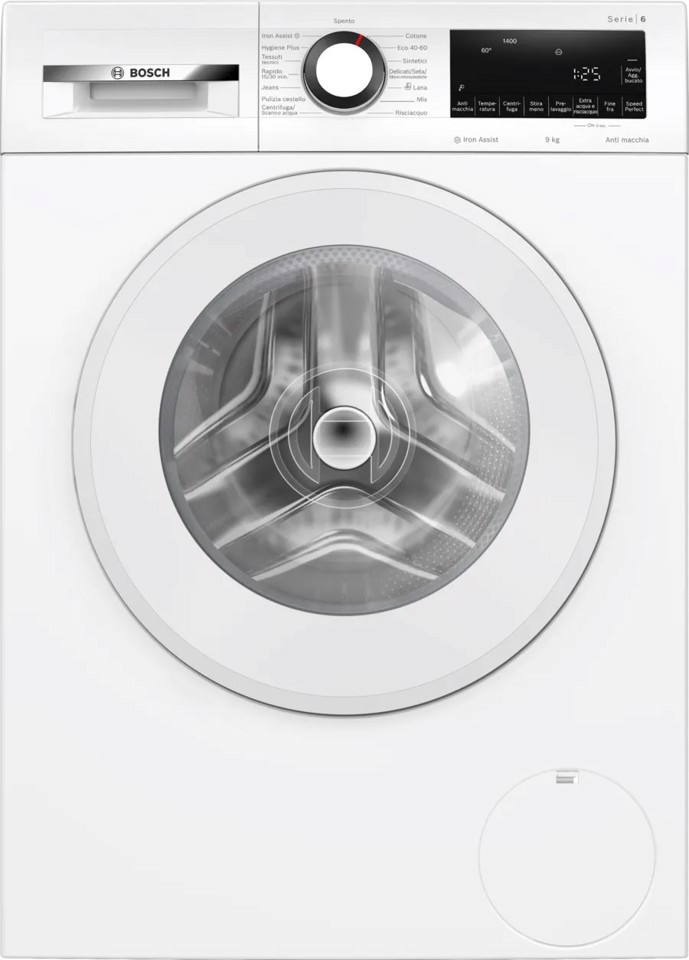 Bosch Serie 6 WGG244Z6IT Lavatrice a carica frontale 9kg 1400g/min Bianco Classe A