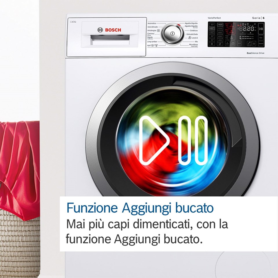 Bosch Serie 6 WGG254Z6II Lavatrice a carica frontale 10kg 1400g/min Bianco Classe A