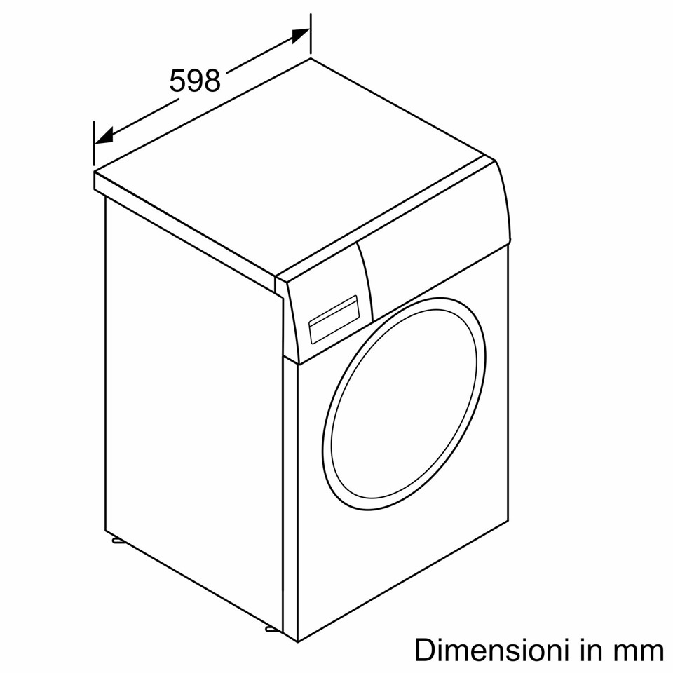 Bosch Serie 6 WGG254Z6II lavatrice Caricamento frontale 10 kg 1400 Giri/min Bianco