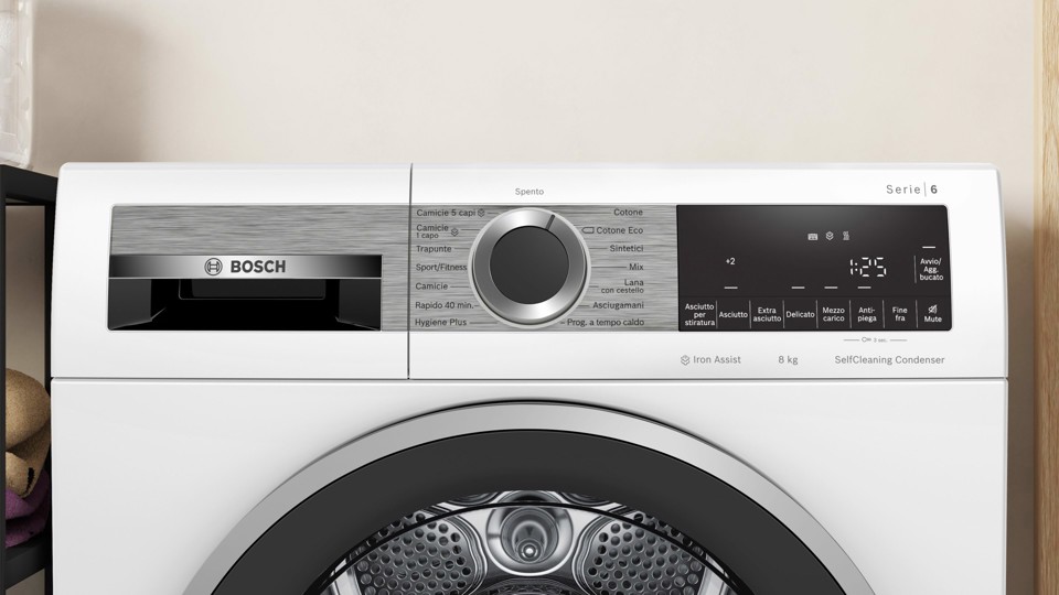 Bosch Serie 6 WQG235A0IT Asciugatrice a pompa di calore 8 kg Classe A++
