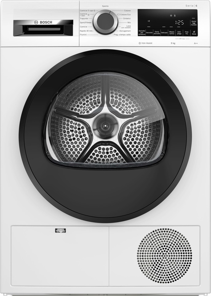 Bosch Serie 6 WQG241A0IT Asciugatrice a pompa di calore 9 kg Classe E