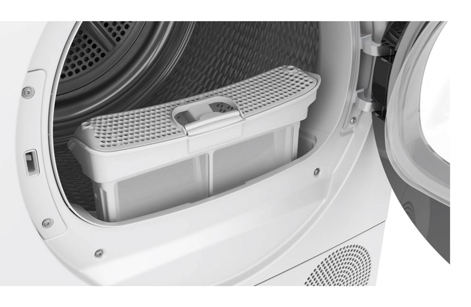 Bosch Serie 6 WQG243C0II Asciugatrice a pompa di calore 9 kg Bianco