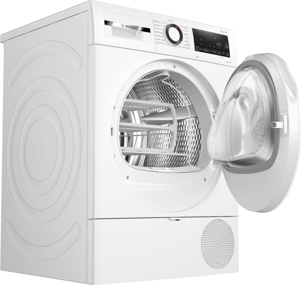 Bosch Serie 6 WQG243D6IT asciugatrice Libera installazione Caricamento frontale 9 kg Bianco
