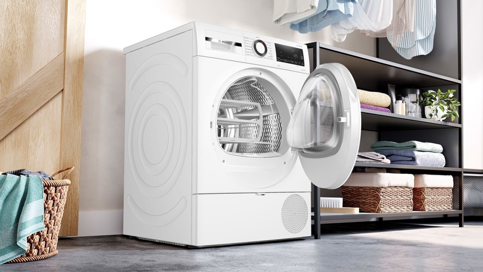 Bosch Serie 6 WQG243D6IT asciugatrice Libera installazione Caricamento frontale 9 kg Bianco