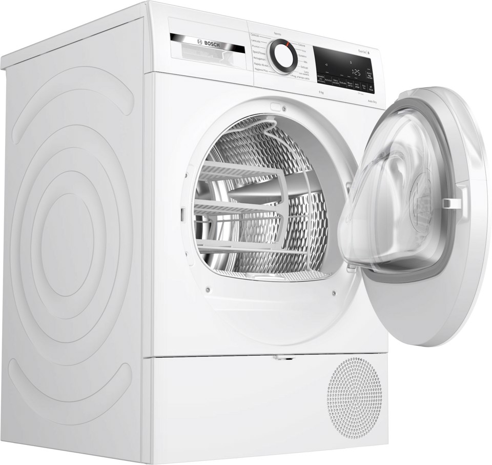 Bosch Serie 6 WQG243D6IT asciugatrice Libera installazione Caricamento frontale 9 kg Bianco