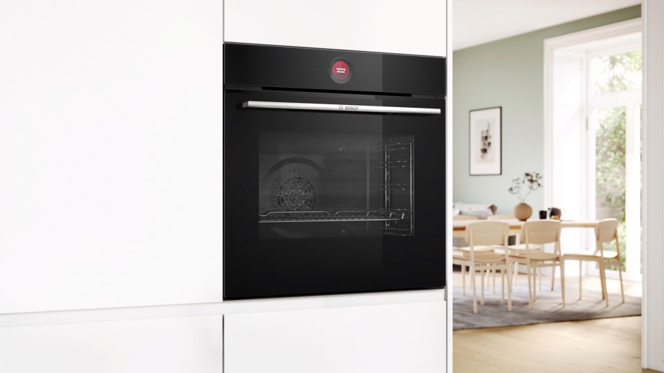 Bosch Serie 8 HBG7721B2 Forno multifunzione Pirolitico Air Fry Nero Classe A+