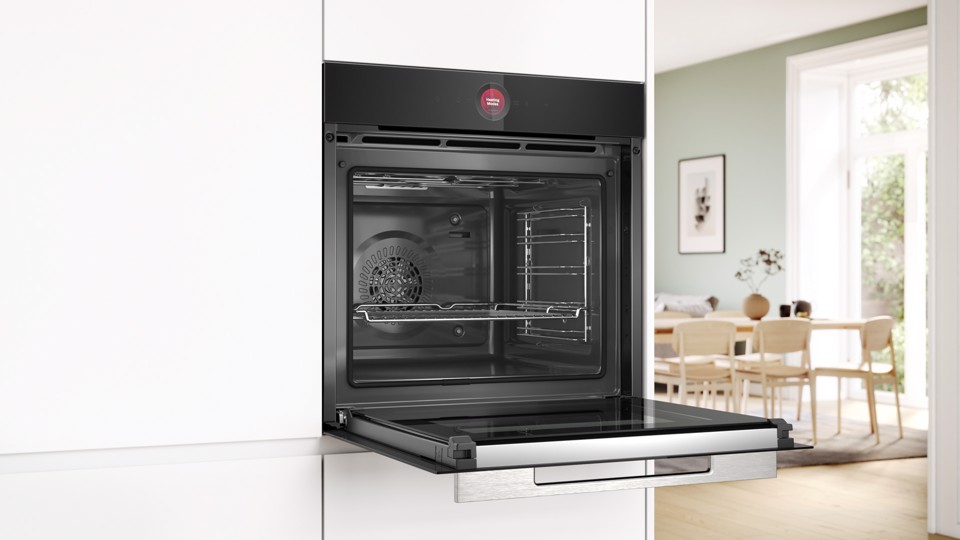 Bosch Serie 8 HBG7721B2 Forno multifunzione Pirolitico Air Fry Nero Classe A+