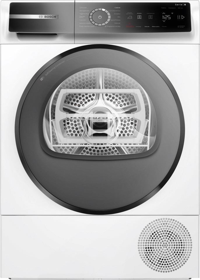 Bosch Serie 8 WQB245B0IT Asciugatrice a pompa di calore 9 kg Bianco