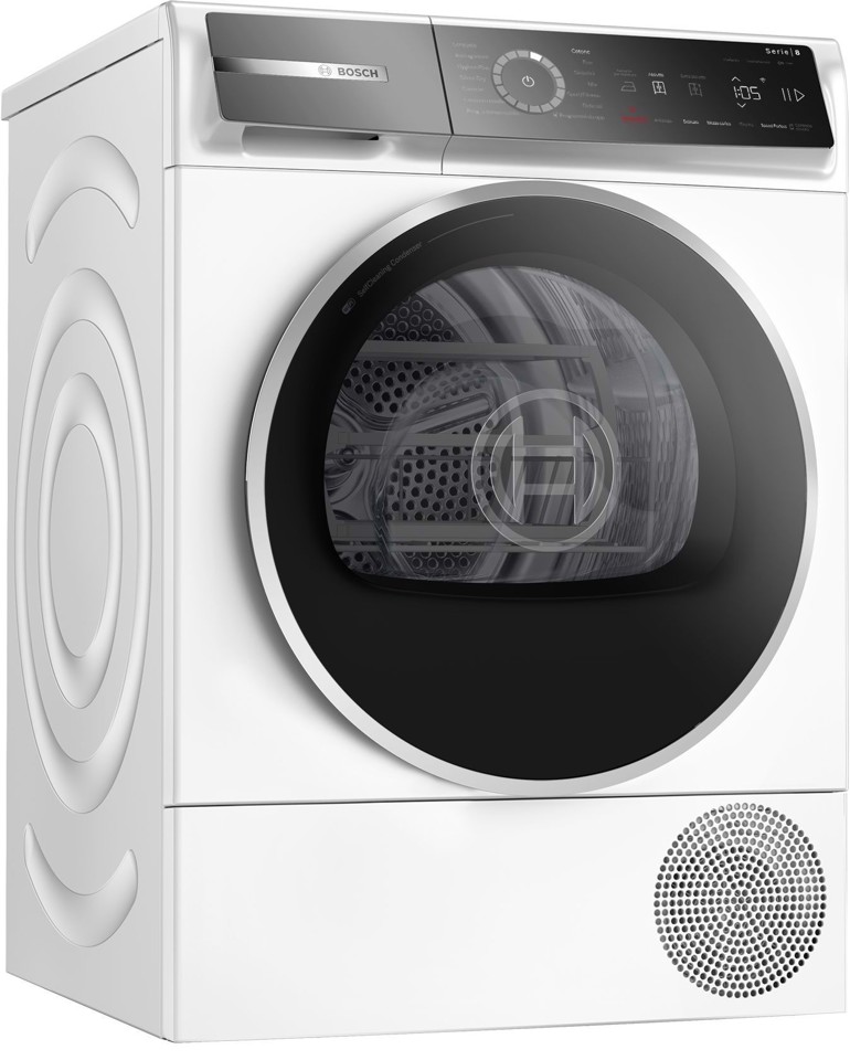Bosch Serie 8 WQB246D0II asciugatrice Libera installazione Caricamento frontale 9 kg Bianco