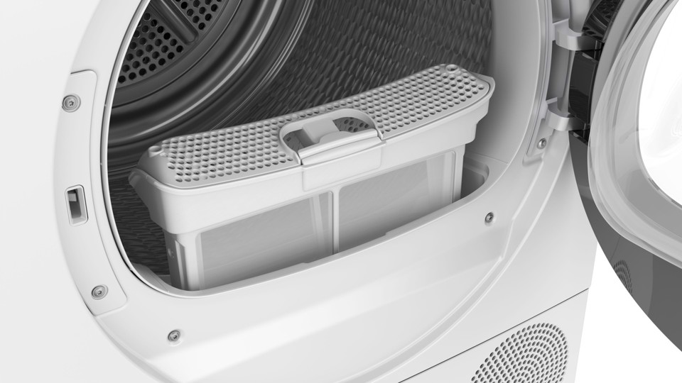 Bosch Serie 8 WQB246D0II asciugatrice Libera installazione Caricamento frontale 9 kg Bianco