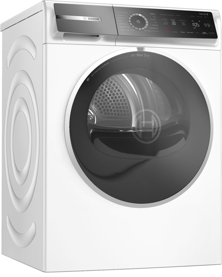 Bosch Serie 8 WRB247C0IT Asciugatrice a pompa di calore 9 kg Bianco