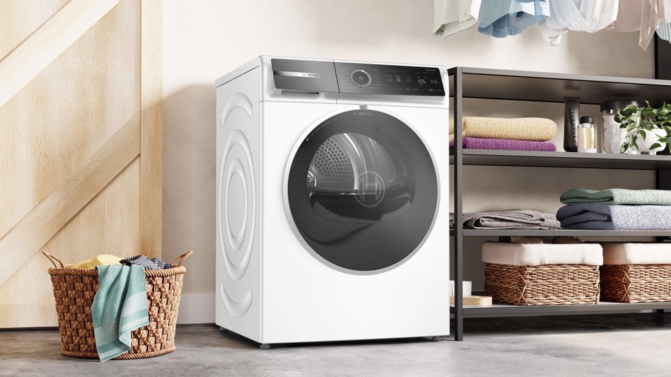 Bosch Serie 8 WRB247C0IT Asciugatrice a pompa di calore 9 kg Bianco