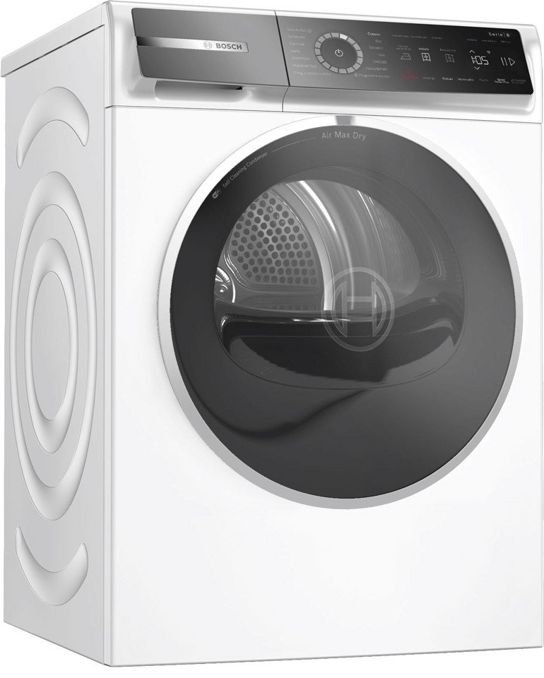 Bosch Serie 8 WRB247C0IT Asciugatrice a pompa di calore 9 kg Bianco