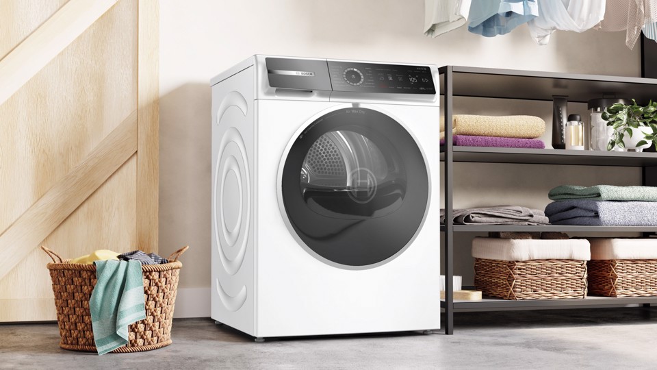 Bosch Serie 8 WRB247C0IT Asciugatrice a pompa di calore 9 kg Bianco
