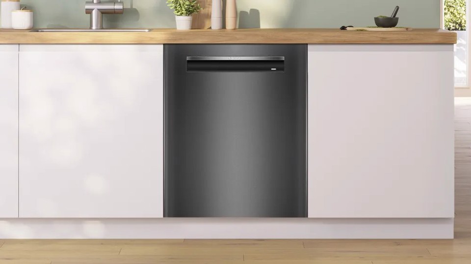 Bosch SMP4ECC72S Serie 4 Lavastoviglie da incasso sottopiano 14 coperti Acciaio nero spazzolato anti-impronta Classe A