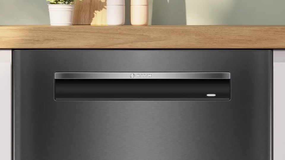 Bosch SMP4ECC72S Serie 4 Lavastoviglie da incasso sottopiano 14 coperti Acciaio nero spazzolato anti-impronta Classe A
