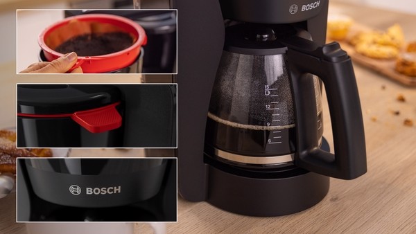 Bosch TKA3M133 macchina per caffè Macchina da caffè con filtro 1,25 L