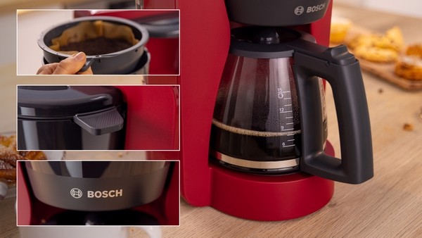 Bosch TKA3M134 macchina per caffè Macchina da caffè con filtro 1,25 L