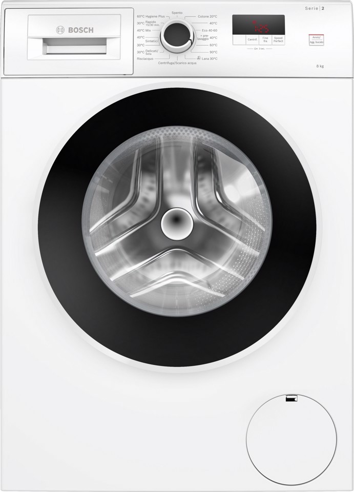 Bosch WGE03201IT Serie 2 Lavatrice a carica frontale 8kg 1200g/min Bianco A
