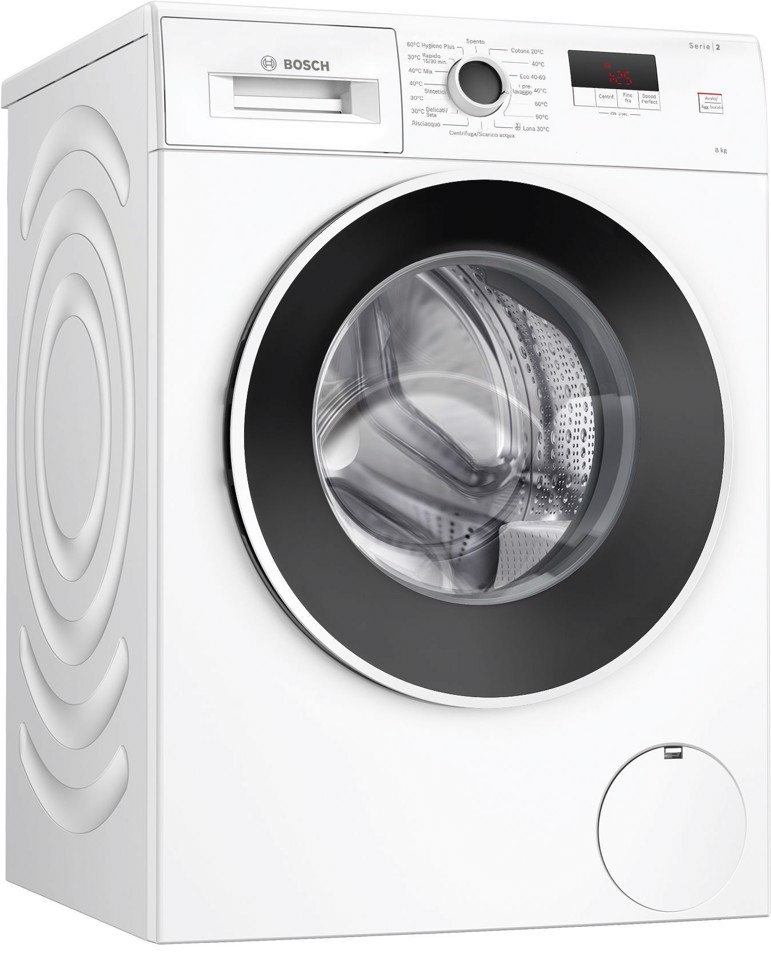 Bosch WGE03201IT Serie 2 Lavatrice a carica frontale 8kg 1200g/min Bianco A