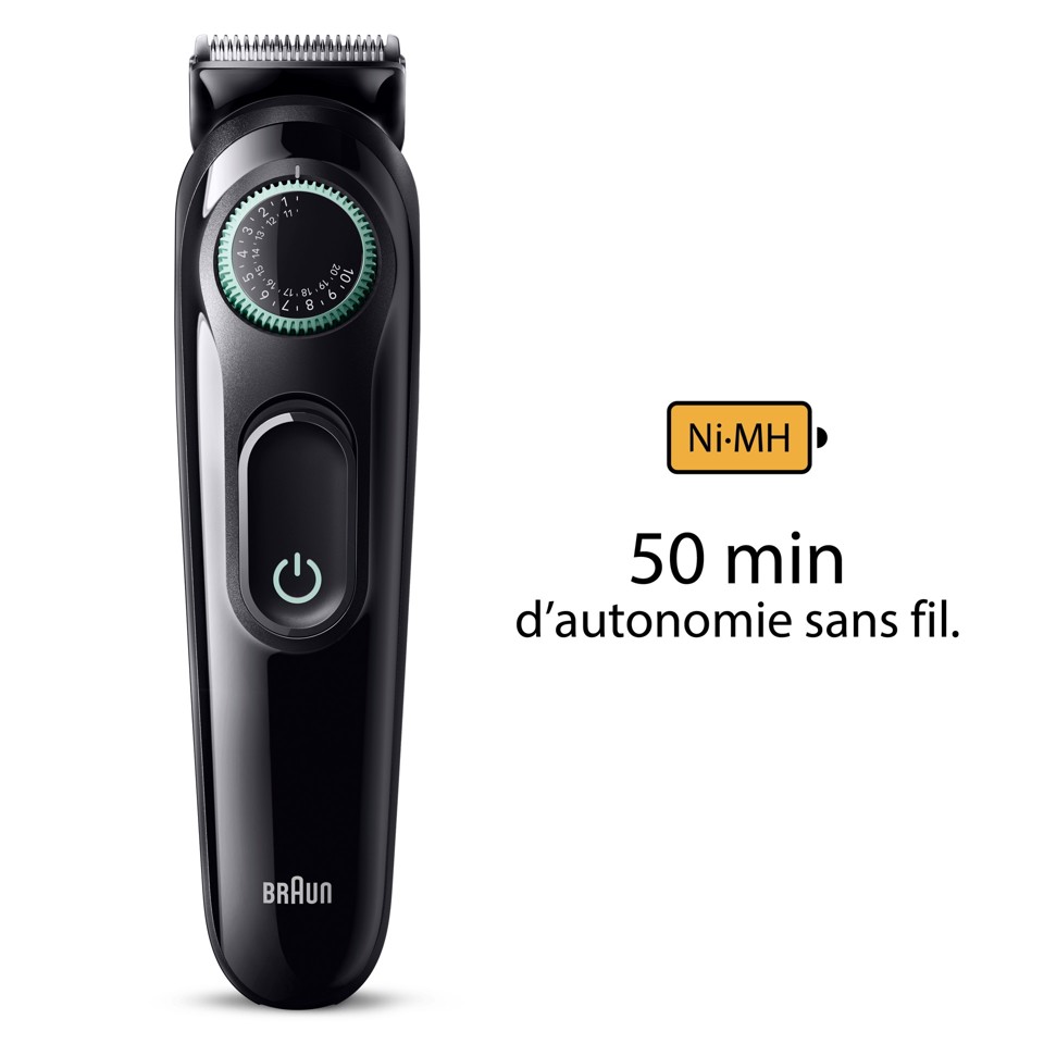 Braun BeardTrimmer 3 BT3411 Regolabarba Uomo