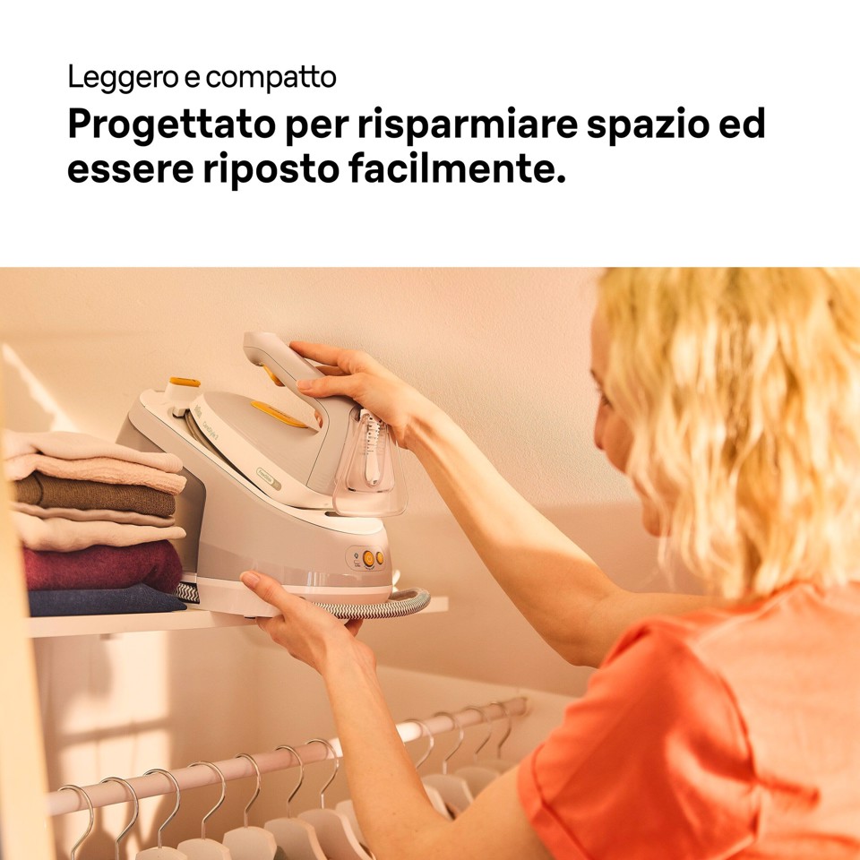 Braun CareStyle 3 - Ferro da stiro con caldaia, Piastra con tecnologia FreeGlide3D, 2200W, 2L, Grigio (IS3231GY)