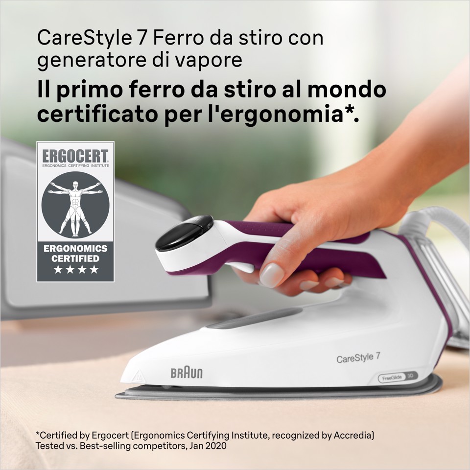Braun CareStyle 7 Ferro da stiro con caldaia IS7266VI