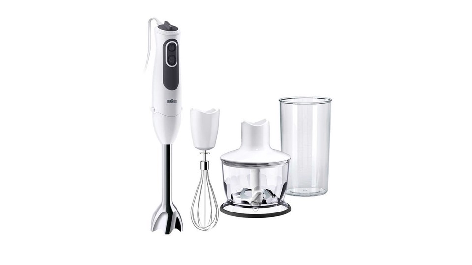 Braun MQ 3135 WH Sauce 0,5 L Frullatore ad immersione 750 W Nero, Bianco