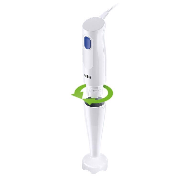 Braun MultiQuick 1 - Minipimer, Frullatore a immersione, 450W, Bianco (MQ10.001PWH)