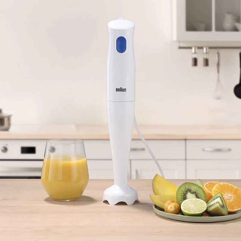 Braun MultiQuick 1 - Minipimer, Frullatore a immersione, 450W, Bianco (MQ10.001PWH)