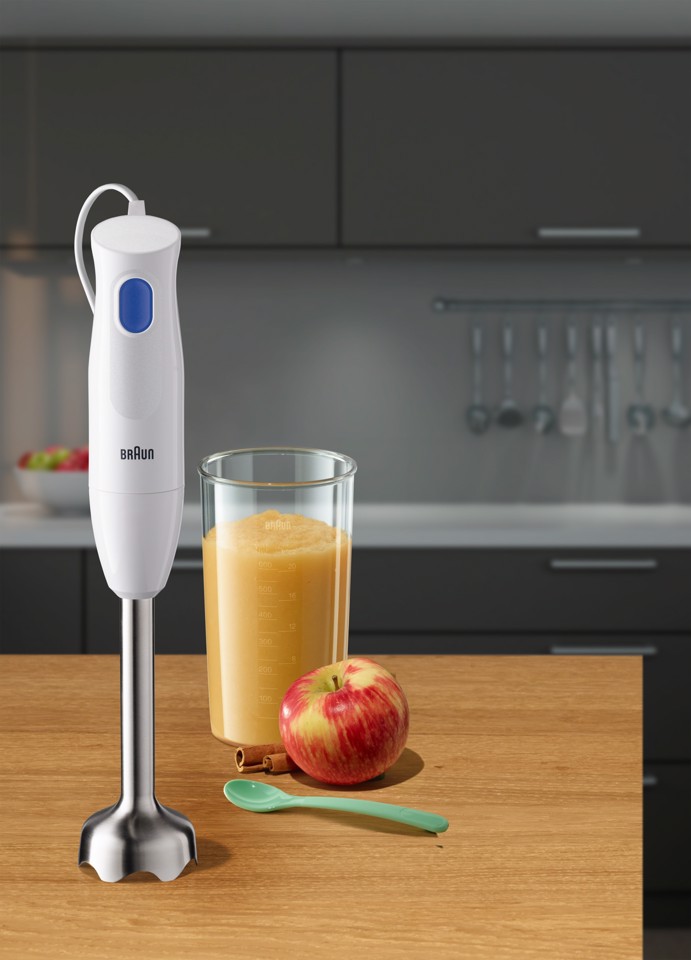 Braun MultiQuick 1 MQ10.001M 0,6 L Frullatore ad immersione 450 W Blu, Bianco