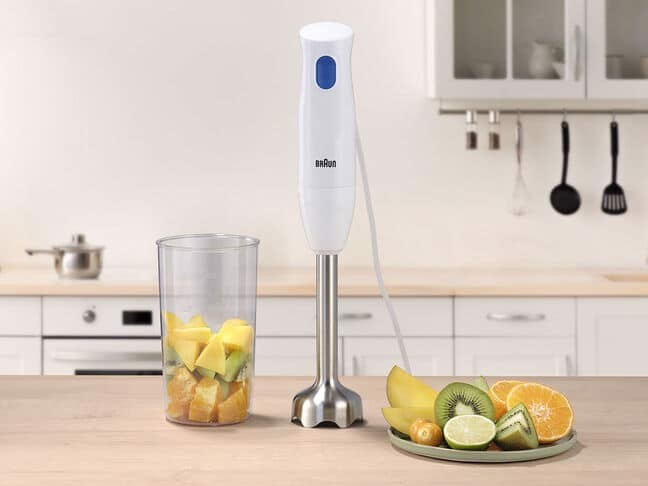 Braun MultiQuick 1 MQ10.001M 0,6 L Frullatore ad immersione 450 W Blu, Bianco