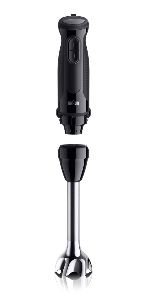 Braun MultiQuick 3 - Minipimer, Frullatore a immersione, con Tritatutto, 700W, Nero (MQ.30201M)