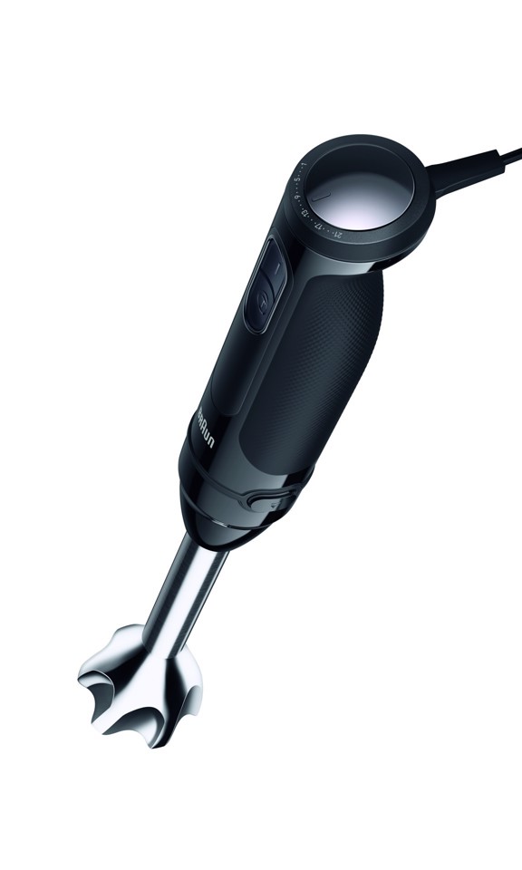 Braun MultiQuick 5 - Minipimer, Frullatore a immersione, con Tritatutto, 1000W, Nero (MQ.50202M)