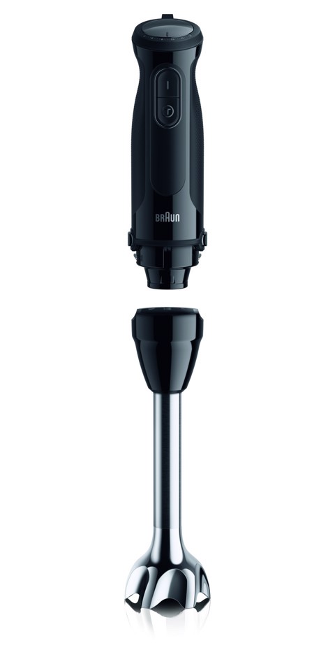 Braun MultiQuick 5 - Minipimer, Frullatore a immersione, con Tritatutto, 1000W, Nero (MQ.50202M)