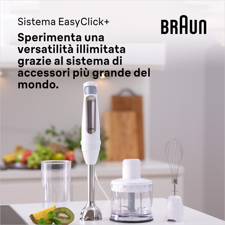 Braun MultiQuick 7 MQ7035I Minipimer Frullatore ad immersione Silver