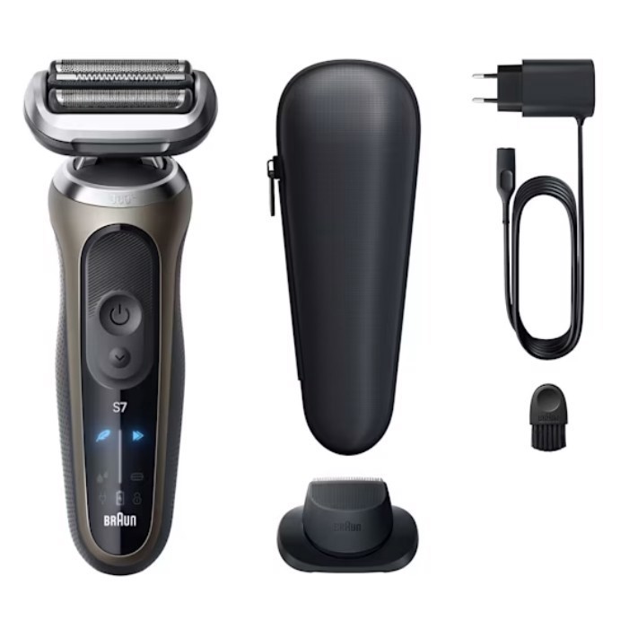 Braun Series 7 72-C1200s Trimmer Nero, Bronzo, Acciaio inox