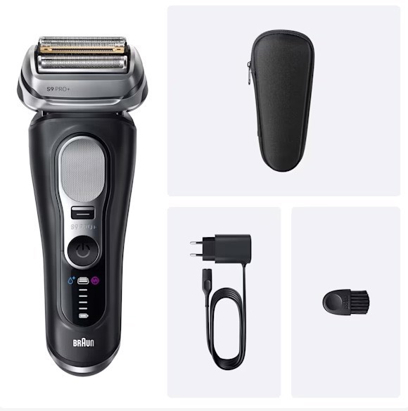 Braun Series 9 Pro+ 9600s Rasoio Trimmer Nero