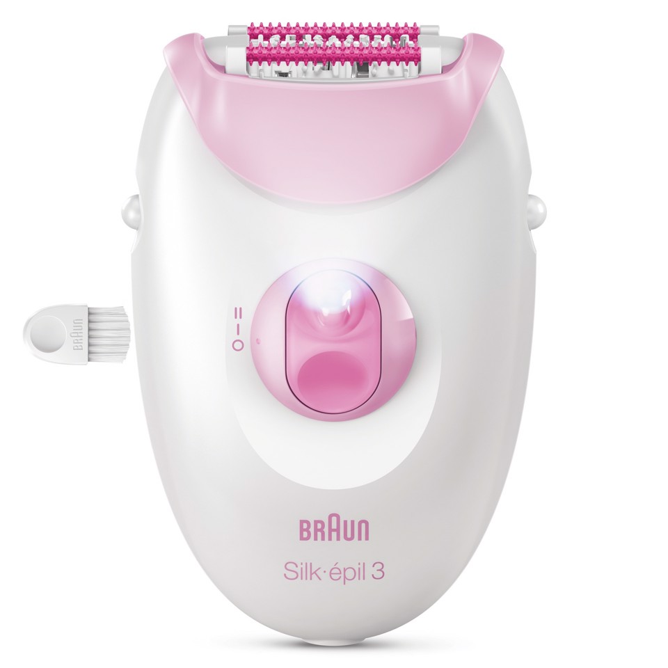 Braun Silk-épil 3 Silk·épil 3, Epilatore Con Filo, Pelle Liscia A Lungo, 3-000, Rosa