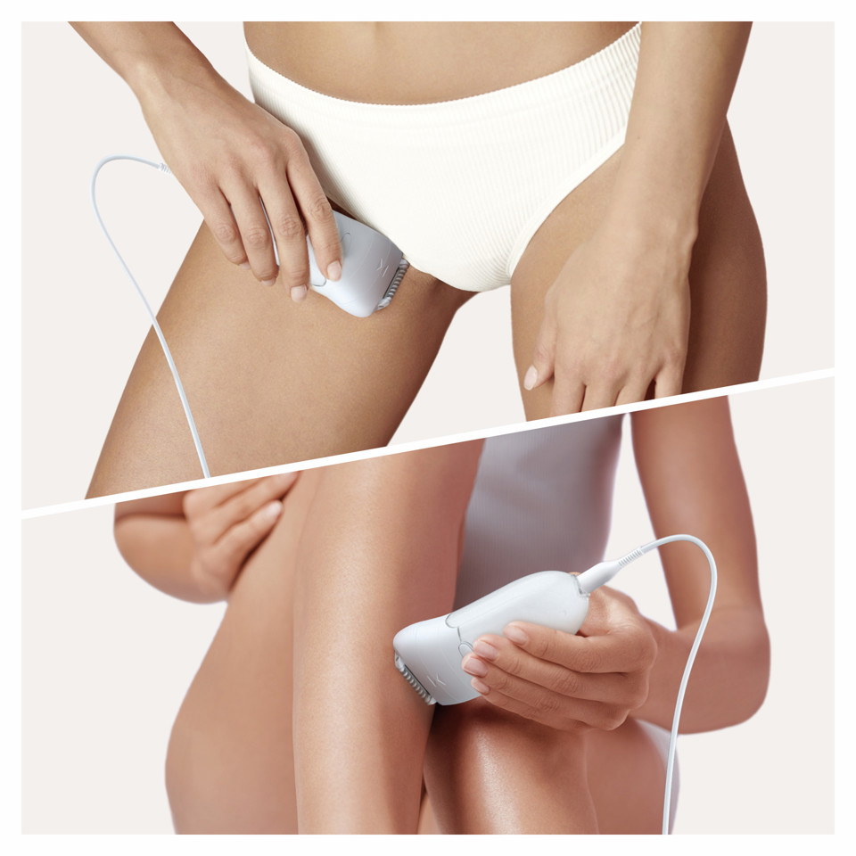 Braun Silk-épil 5 505 Power 28 pinzette Porpora, Bianco