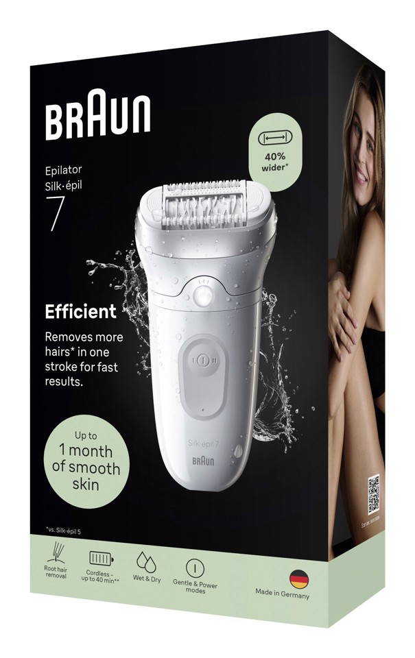 Braun Silk-épil 7 Silk-epil 7 SE7-000 40 pinzette Argento