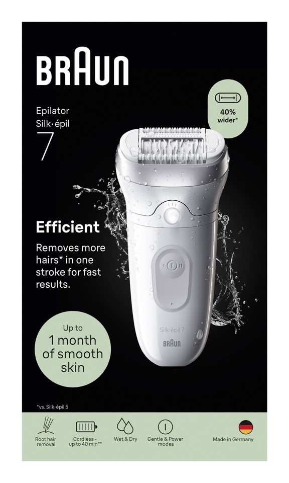 Braun Silk-épil 7 Silk-epil 7 SE7-000 40 pinzette Argento