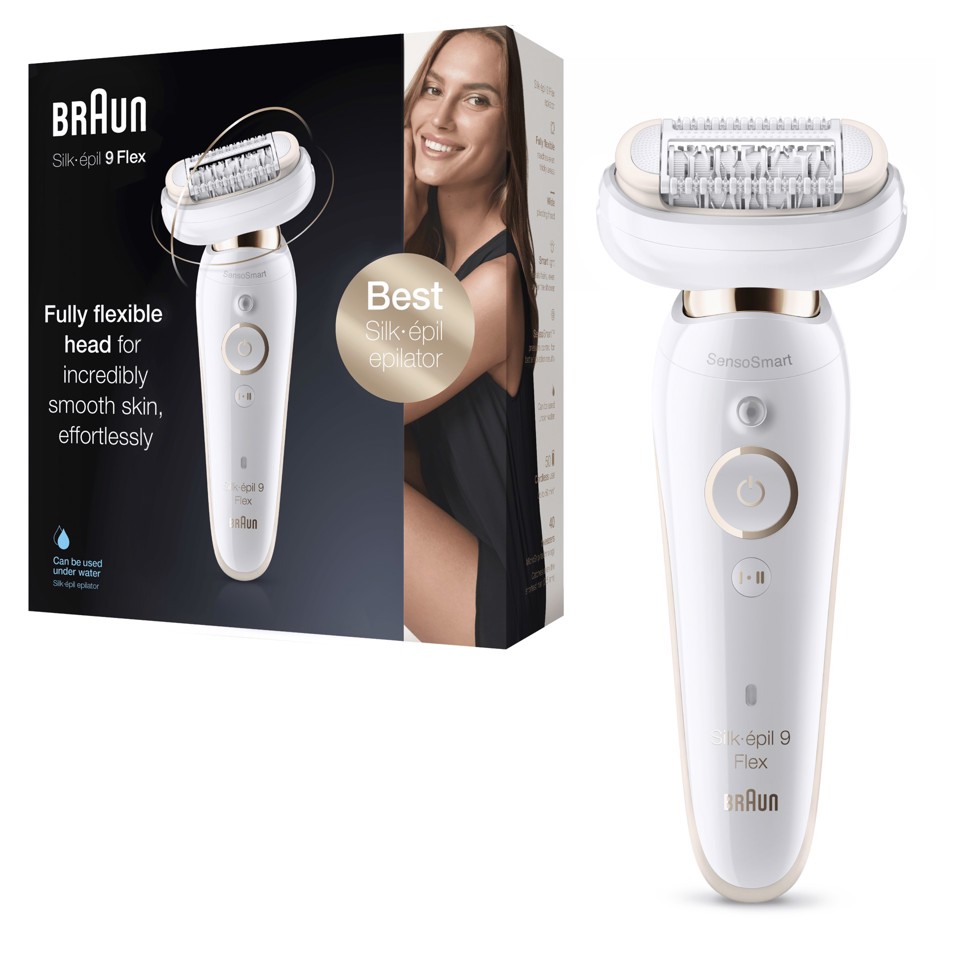 Braun Silk-épil 9 Flex 9-001, Epilatore Donna Testina Flessibile Per Epilazione Semplice