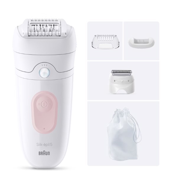 Braun Silk·épil 5 5-041 28 pinzette Bianco
