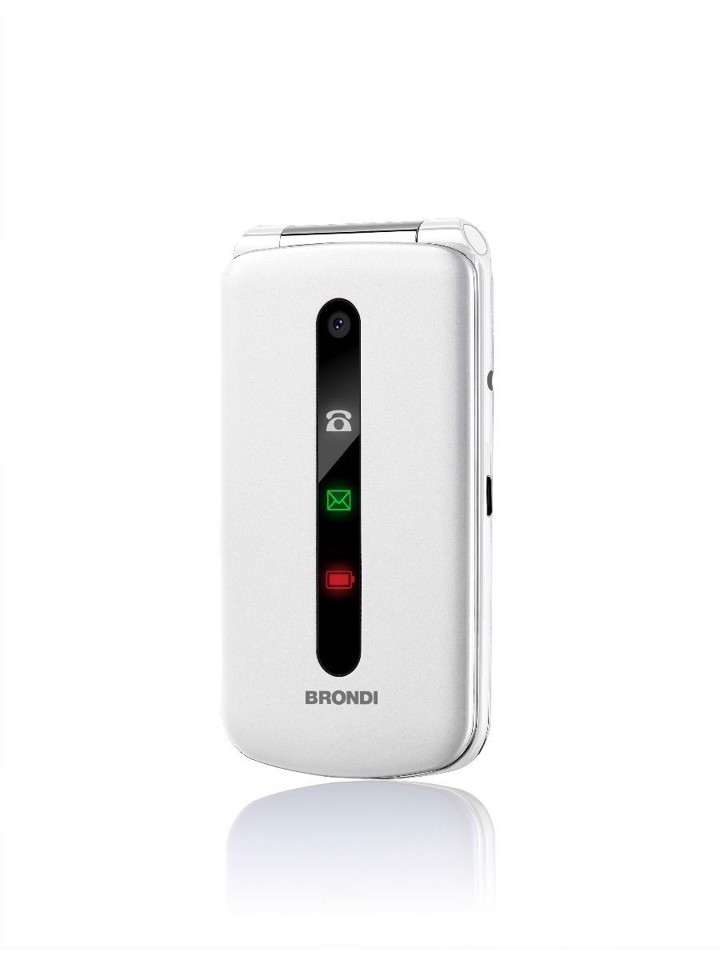 Brondi President 7,62 cm (3") 130 g Bianco Telefono cellulare basico