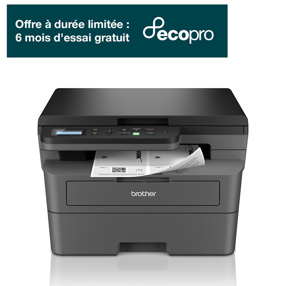 Brother DCP-L2627DWXL stampante multifunzione Laser A4 BOX 6000 PAGINE INCLUSE