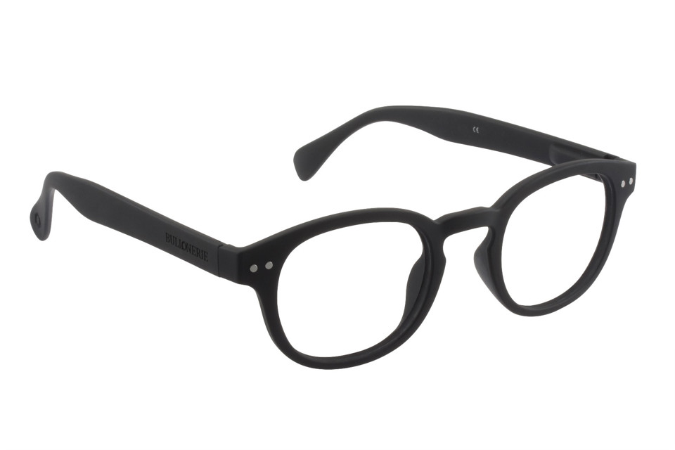 Bullonerie ML20 Unisex Ovale Montatura piena Nero 1,5 gradi